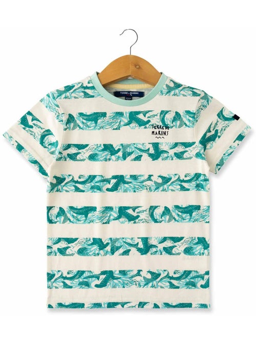 T-shirt manches courtes - Terre de Marins - Kiabi