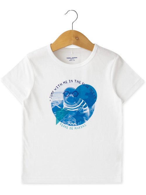 T-shirt manches courtes - Terre de Marins - Kiabi