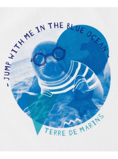 T-shirt manches courtes - Terre de Marins - Kiabi