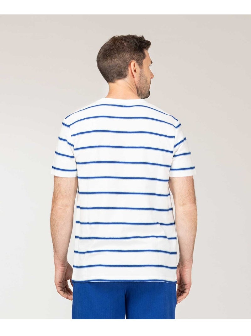 T-shirt manches courtes - Terre de Marins Multicolore - Kiabi