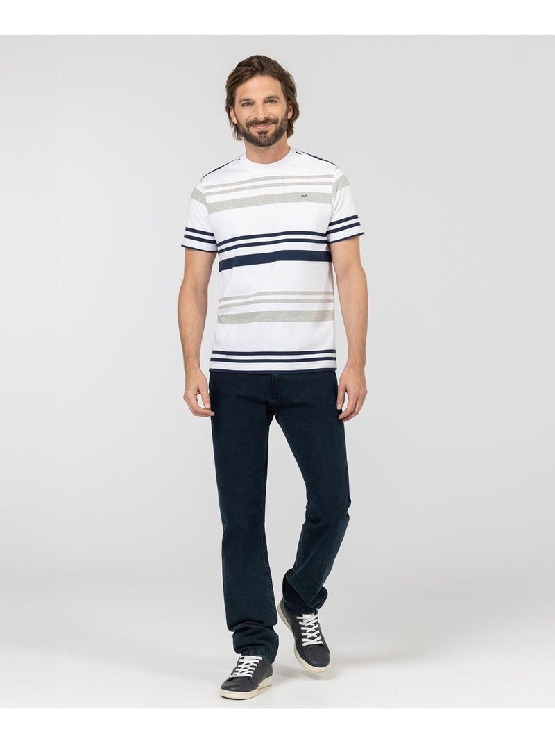 T-shirt manches courtes - Terre de Marins Multicolore - Kiabi