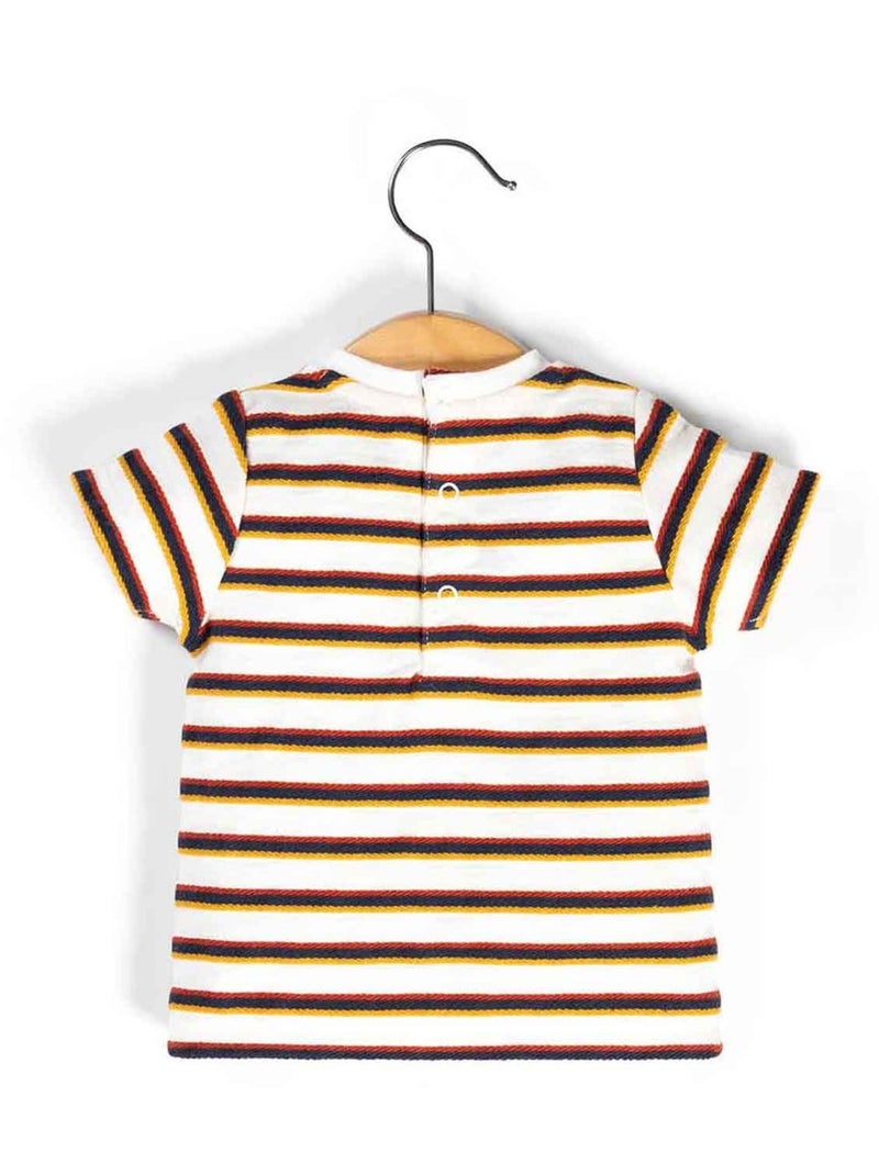 T-shirt manches courtes - Terre de Marins Multicolore - Kiabi