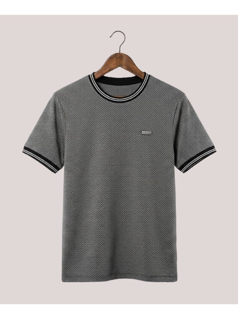 T-shirt manches courtes - Terre de Marins Noir - Kiabi