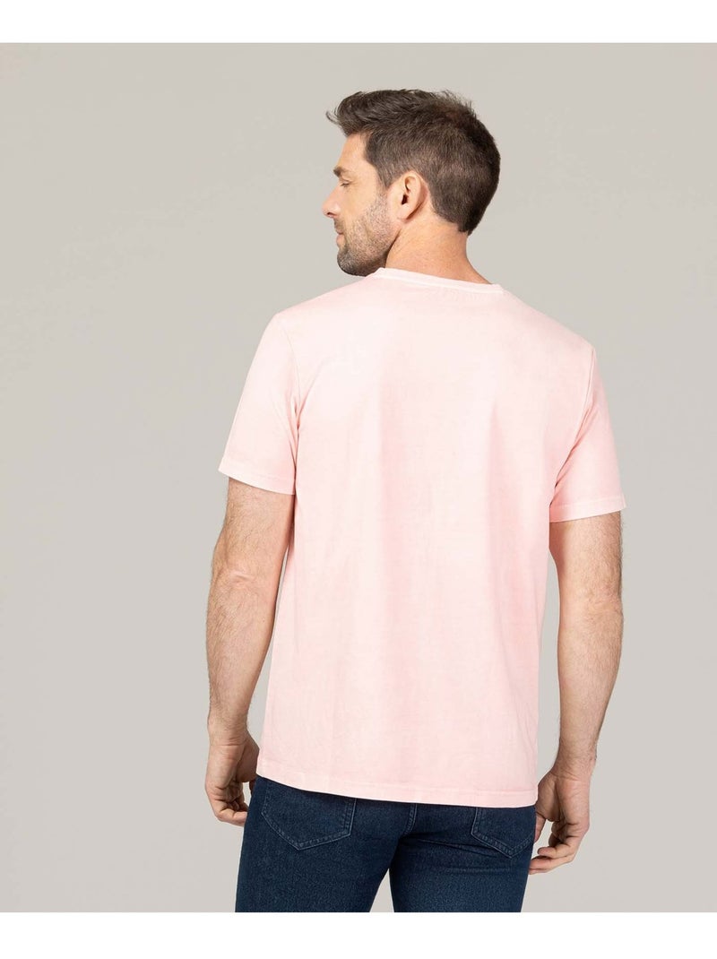 T-shirt manches courtes - Terre de Marins Rose - Kiabi