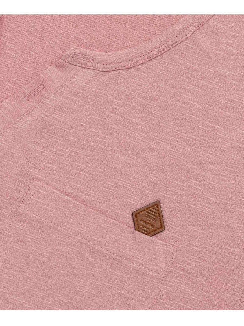 T-shirt manches courtes - Terre de Marins Rose - Kiabi
