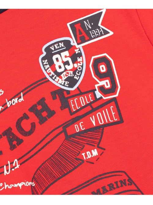 T-shirt manches courtes - Terre de Marins - Kiabi