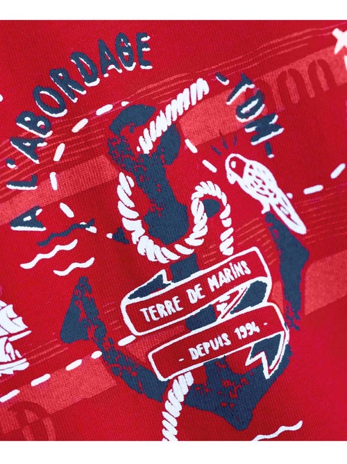 T-shirt manches courtes - Terre de Marins - Kiabi