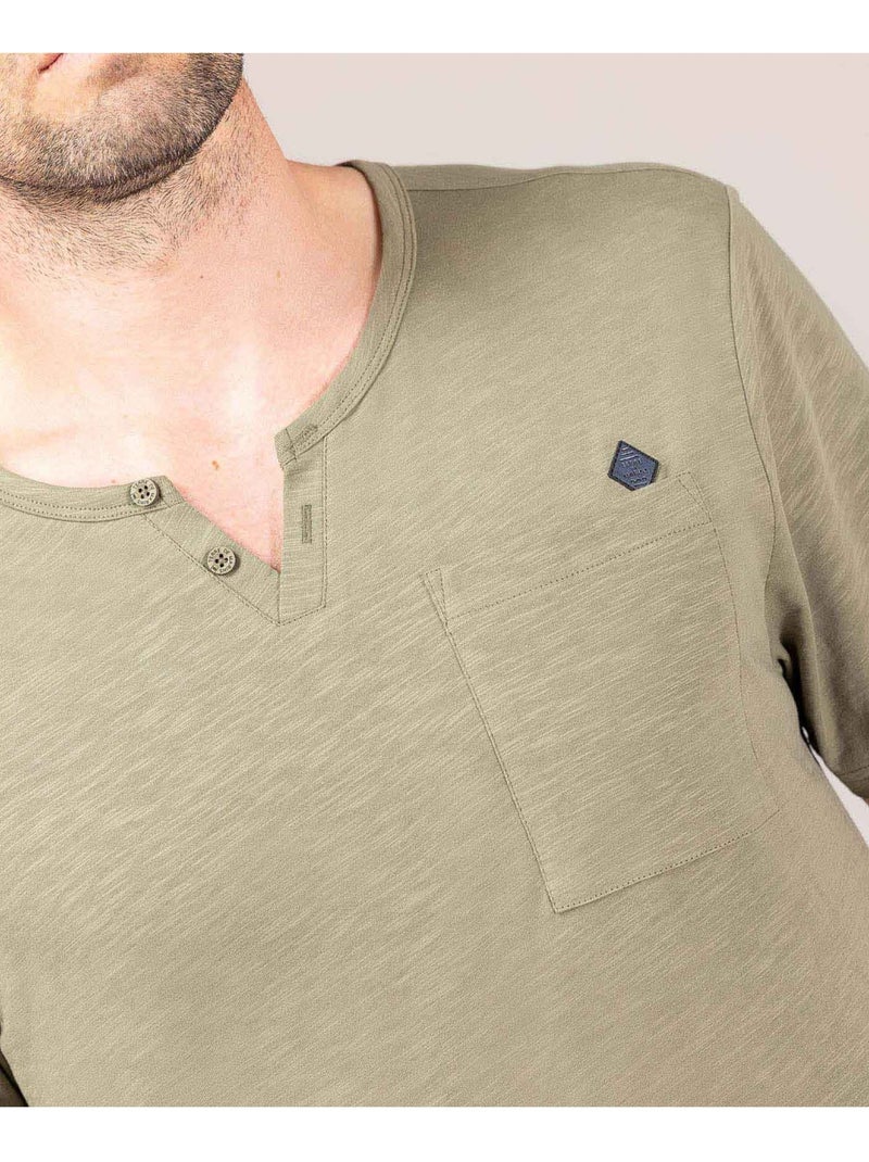 T-shirt manches courtes - Terre de Marins Vert - Kiabi