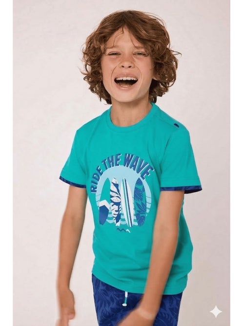 T-shirt manches courtes - Terre de Marins - Kiabi