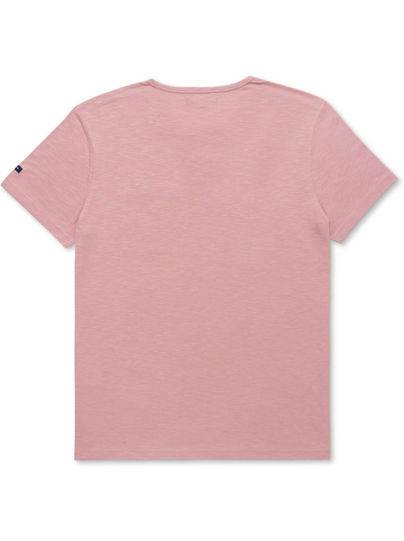 T-shirt manches courtes - Terre de Marins Vieux rose - Kiabi