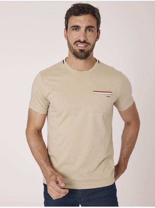 T-shirt manches courtes 100% coton - Terre de Marins - Kiabi