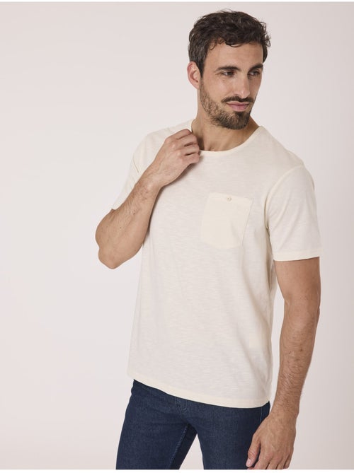 T-shirt manches courtes 100% coton - Terre de Marins - Kiabi