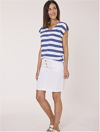 T-shirt manches courtes 100% coton - Terre de Marins