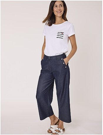 T-shirt manches courtes 100% coton - Terre de Marins