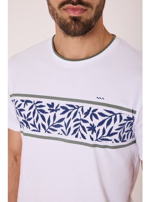 T-shirt manches courtes 100% coton - Terre de Marins - Kiabi