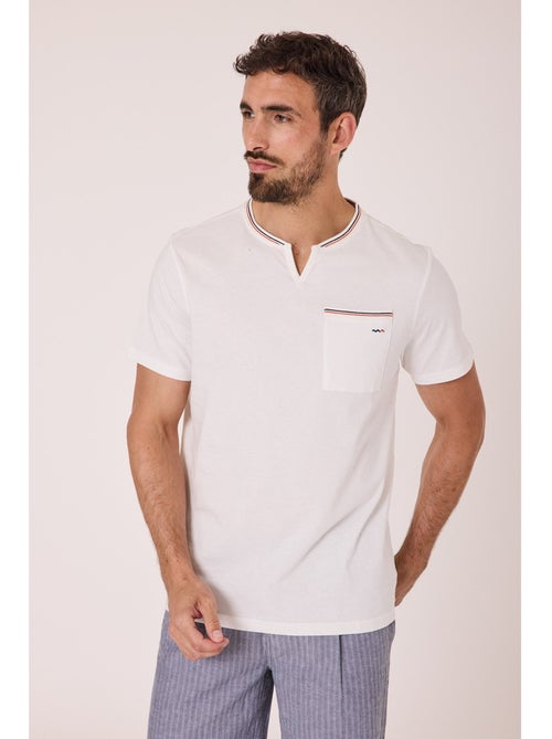 T-shirt manches courtes 100% coton - Terre de Marins - Kiabi