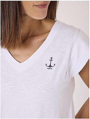 T-shirt manches courtes 100% coton - Terre de Marins