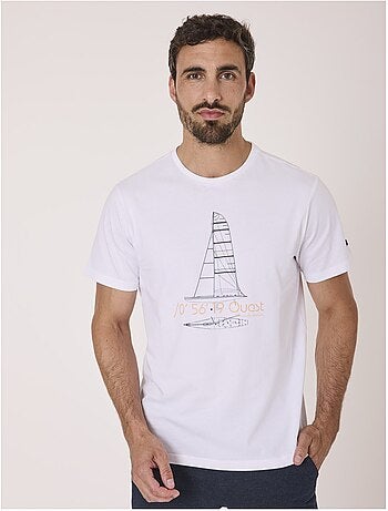 T-shirt manches courtes 100% coton - Terre de Marins