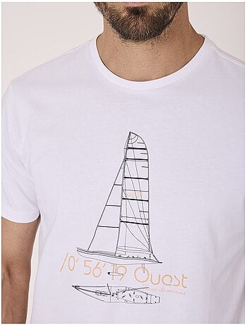 T-shirt manches courtes 100% coton - Terre de Marins
