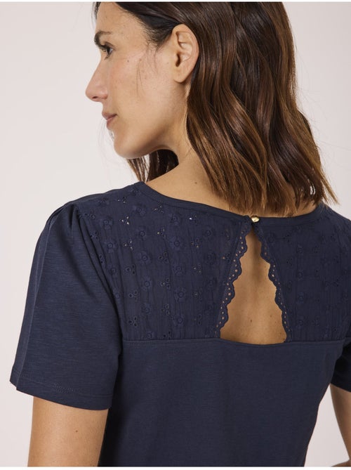 T-shirt manches courtes 100% coton - terre de marins - Kiabi T-shirt manches courtes 100% coton - terre de marins - Kiabi