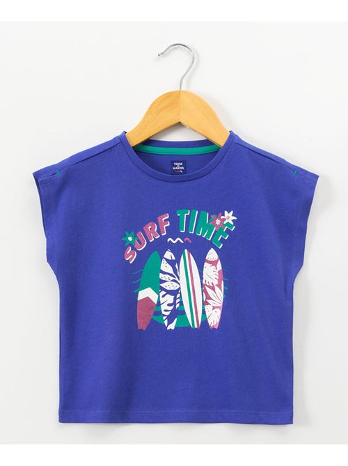 T-shirt manches courtes 100% coton - Terre de Marins - Kiabi