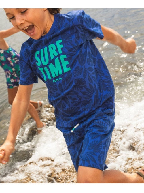 T-shirt manches courtes 100% coton - Terre de Marins - Kiabi