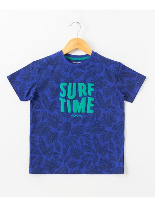 T-shirt manches courtes 100% coton - Terre de Marins - Kiabi
