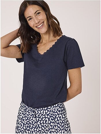 T-shirt manches courtes 100% coton - Terre de Marins