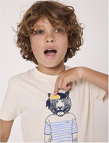 T-shirt manches courtes 100% coton - terre de marins