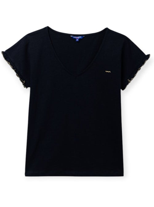 T-shirt manches courtes 100% coton - Terre de Marins - Kiabi