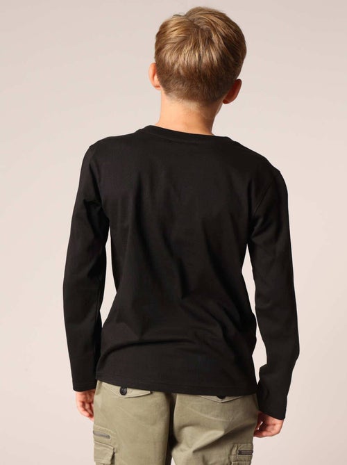 T-shirt manches courtes 100% coton 'Deeluxe' - Kiabi