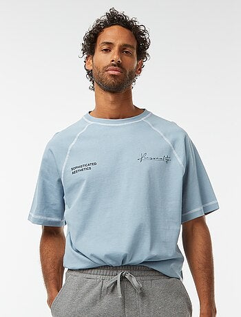 T-shirt manches courtes à la coupe oversize