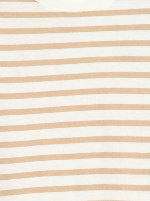 T-shirt manches courtes à motif - Kiabi