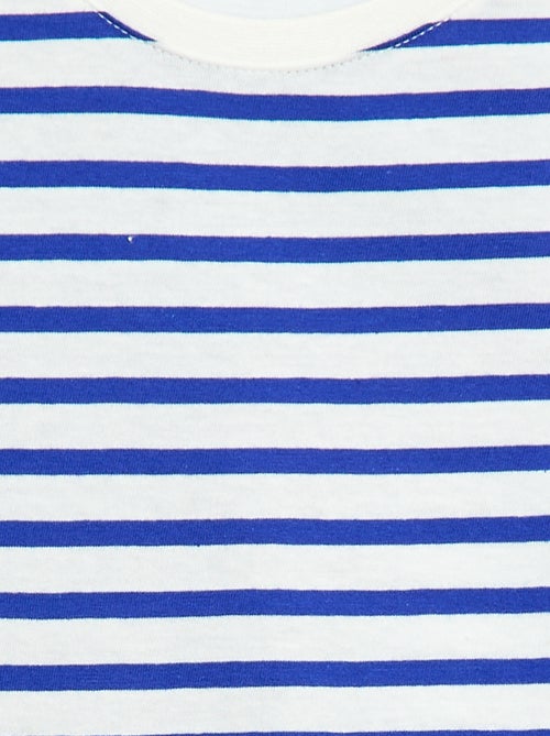 T-shirt manches courtes à motif - Kiabi