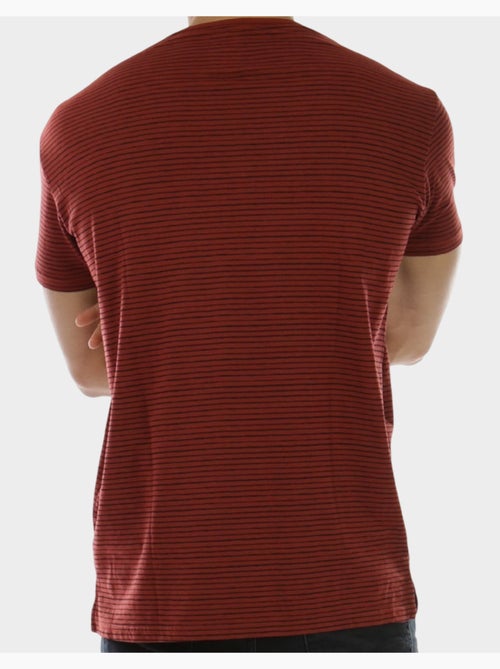 T-shirt manches courtes à rayures - Kiabi