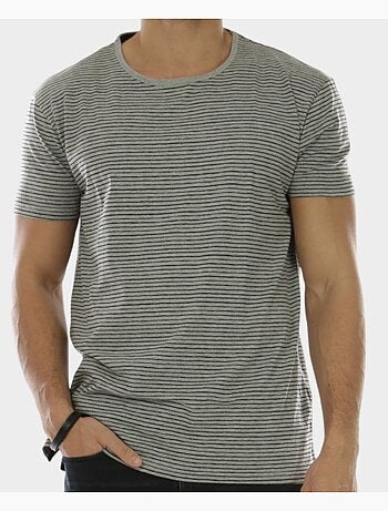 T-shirt manches courtes à rayures
