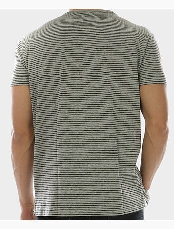 T-shirt manches courtes à rayures