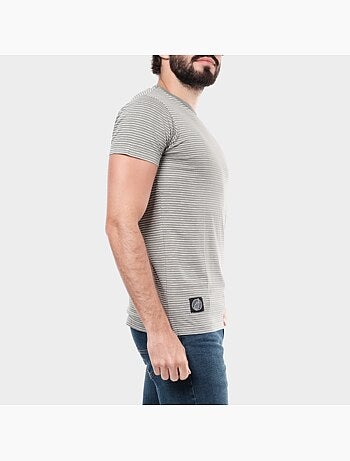 T-shirt manches courtes à rayures