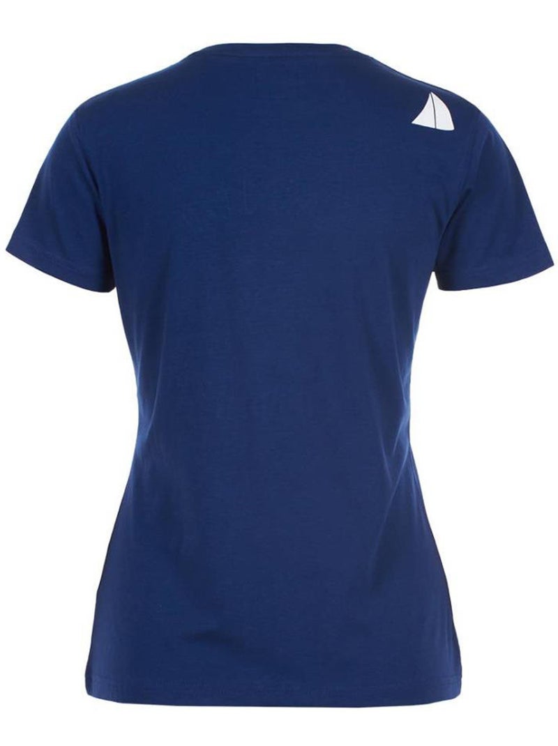 T-shirt manches courtes   ACHERYL - VENT DU CAP Bleu marine - Kiabi
