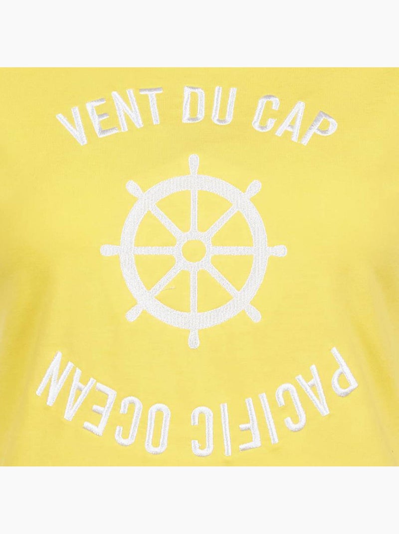 T-shirt manches courtes   ACHERYL - VENT DU CAP Jaune - Kiabi