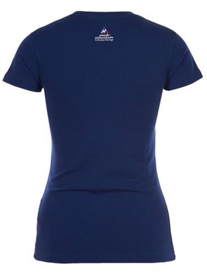 T-shirt manches courtes   ACIMES - PEAK MOUNTAIN Bleu marine - Kiabi