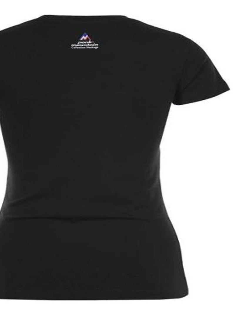 T-shirt manches courtes   ACIMES - PEAK MOUNTAIN Noir Noir - Kiabi