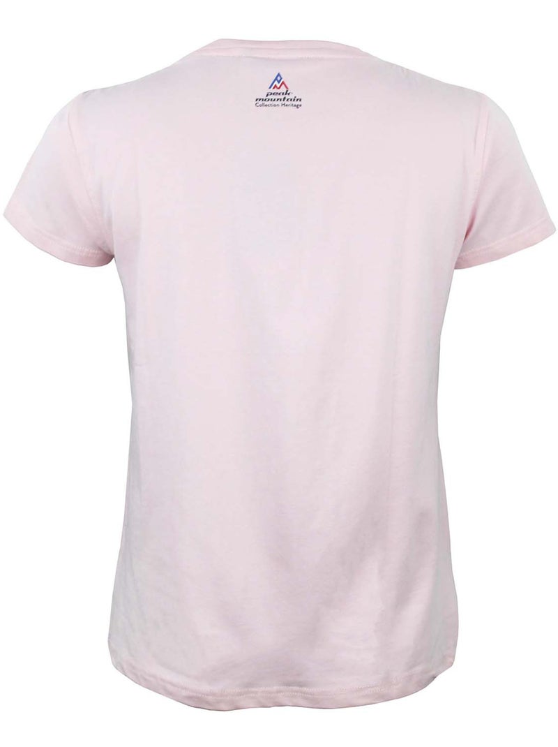 T-shirt manches courtes ACODA - PEAK MOUNTAIN Rose - Kiabi