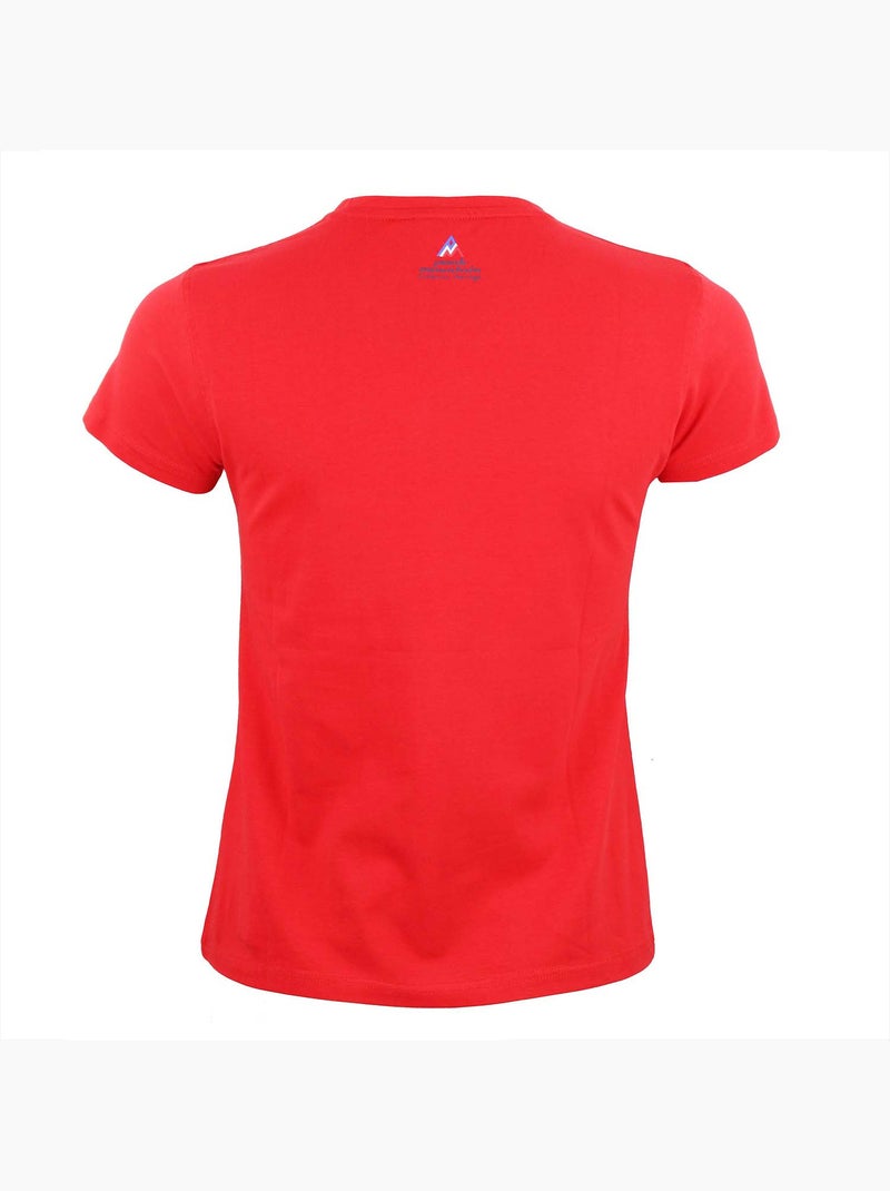 T-shirt manches courtes   ACODA - PEAK MOUNTAIN Rouge - Kiabi