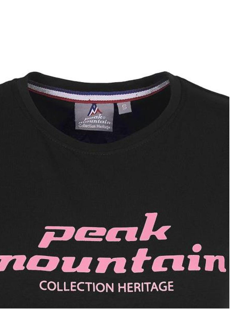 T-shirt manches courtes   ACOSMO - PEAK MOUNTAIN Noir Noir - Kiabi