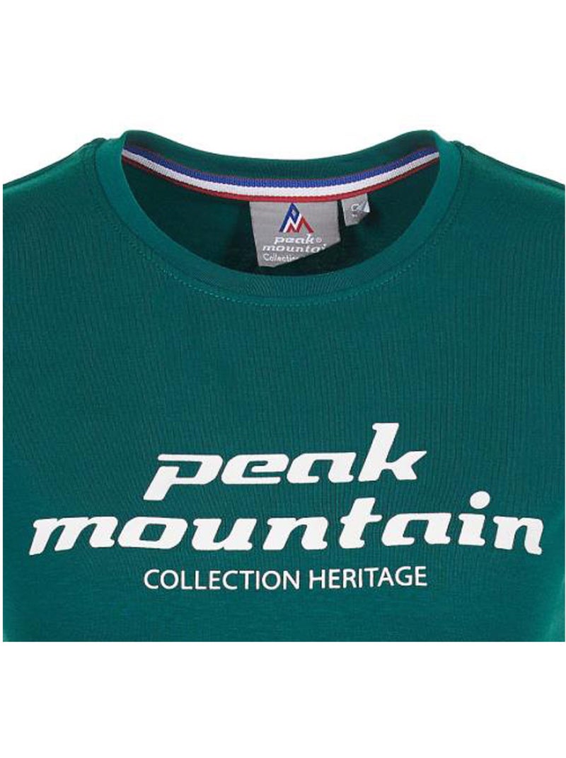 T-shirt manches courtes   ACOSMO - PEAK MOUNTAIN Vert - Kiabi