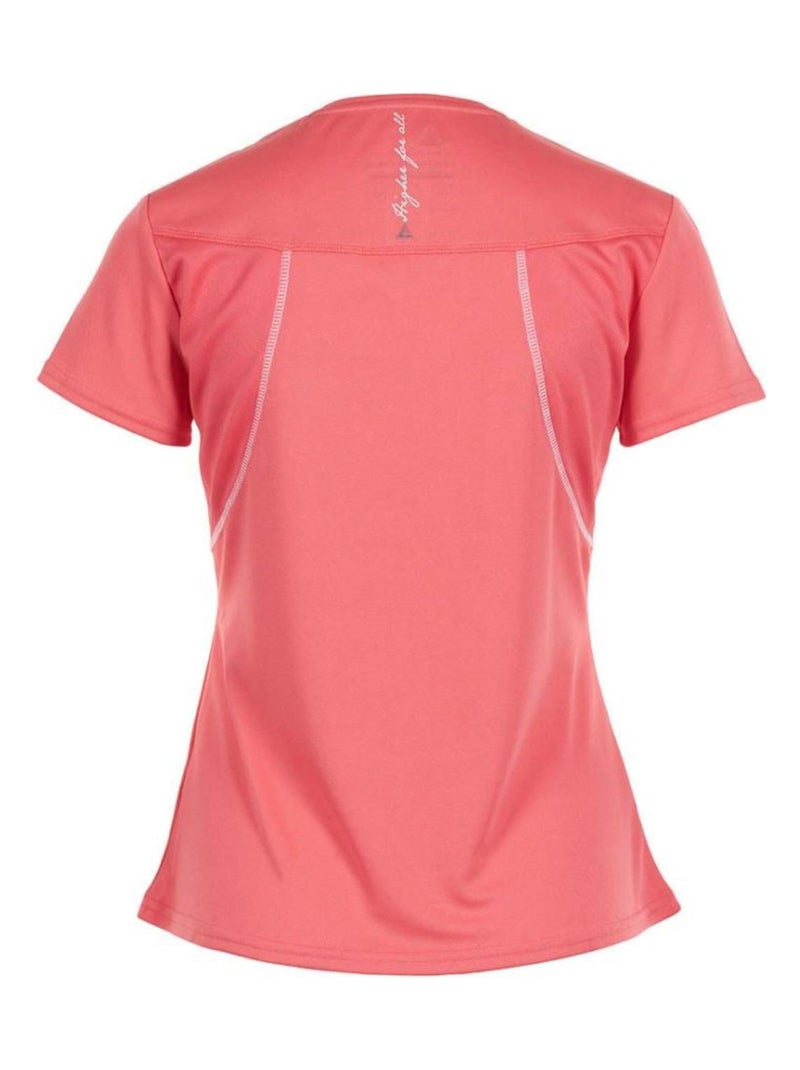 T-shirt manches courtes   ACRIM - PEAK MOUNTAIN Orange corail - Kiabi