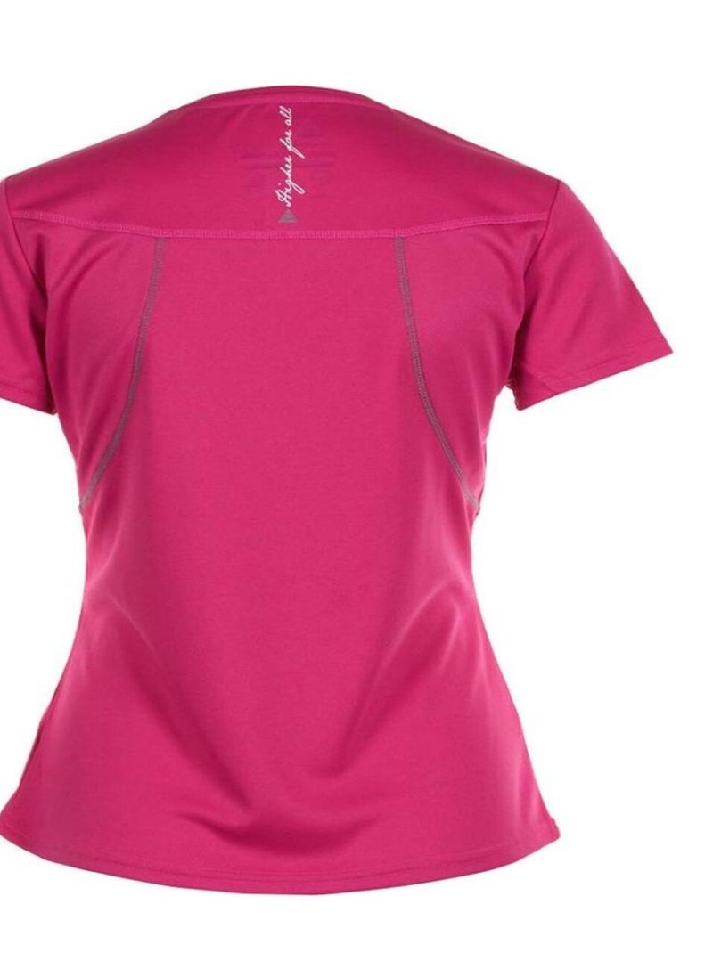 T-shirt manches courtes   ACRIM - PEAK MOUNTAIN Rose - Kiabi