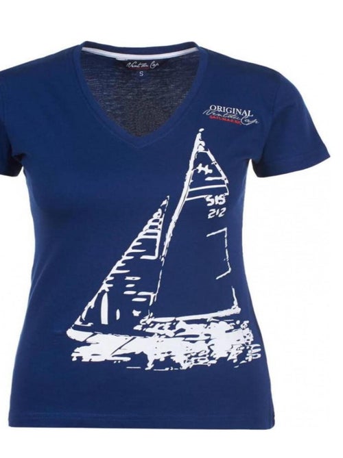 T-shirt manches courtes   ADRIO - VENT DU CAP - Kiabi