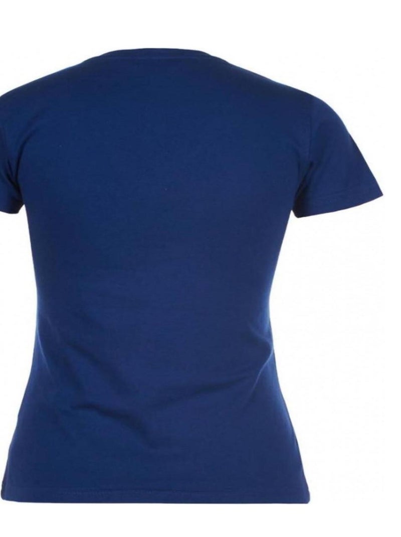 T-shirt manches courtes   ADRIO - VENT DU CAP Bleu marine - Kiabi